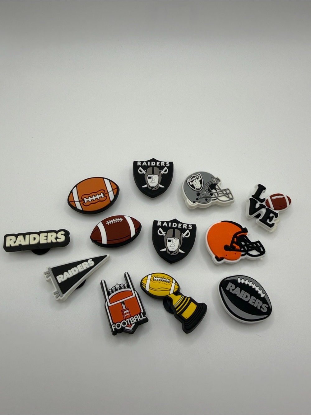 Raiders Shoe Charms